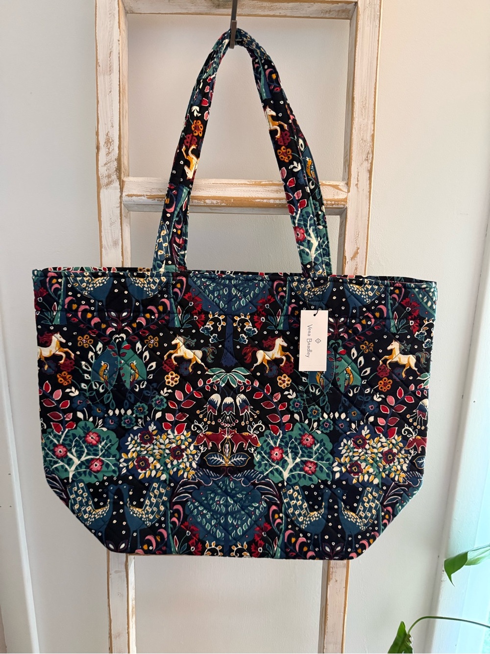 NWT Vera Bradley Grand Tote - Enchantement